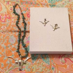 2 piece necklace and earrings set